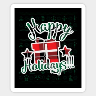 Happy Holidays Gifts Sticker